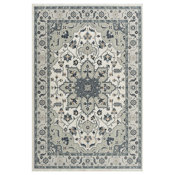LR Home Imagine 81524 Gray Cream Ivory Rug
