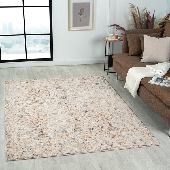 LR Home Lancaster 82301 Multi ivory Rug