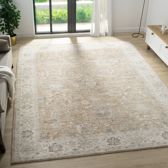 LR Home Miranda 82916 Rust Ivory Rug