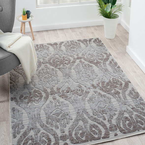 LR Home Westport 82293 Blue Gray Rug