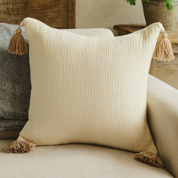 LR Home Amari 08029 Natural Pillow