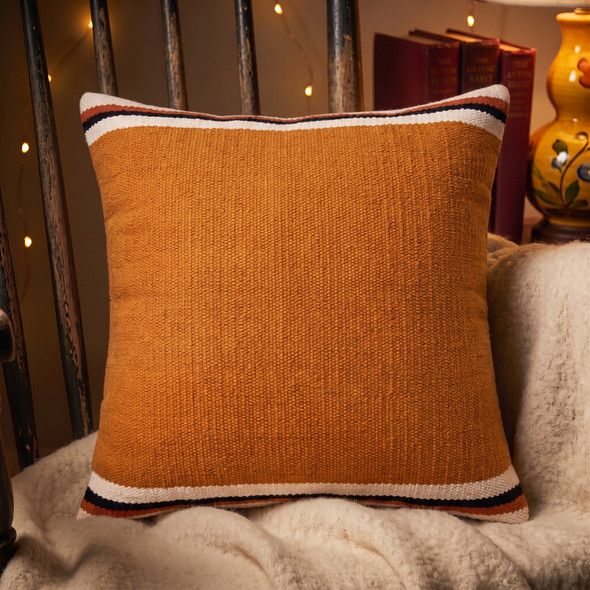 LR Home Apollo 07895 Orange White Black Pillow
