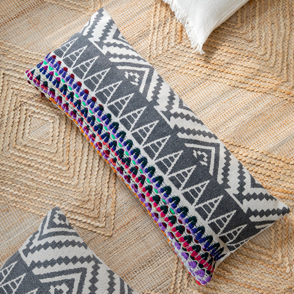 LR Home Chindi 07350 Multicolor Pillow