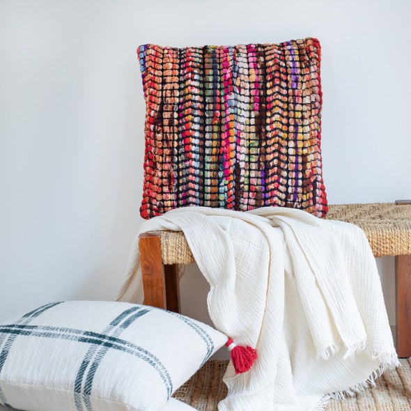 LR Home Chindi 07614 Multicolor Pillow