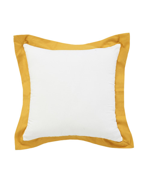LR Home Empire 07724 White Golden Yellow Pillow