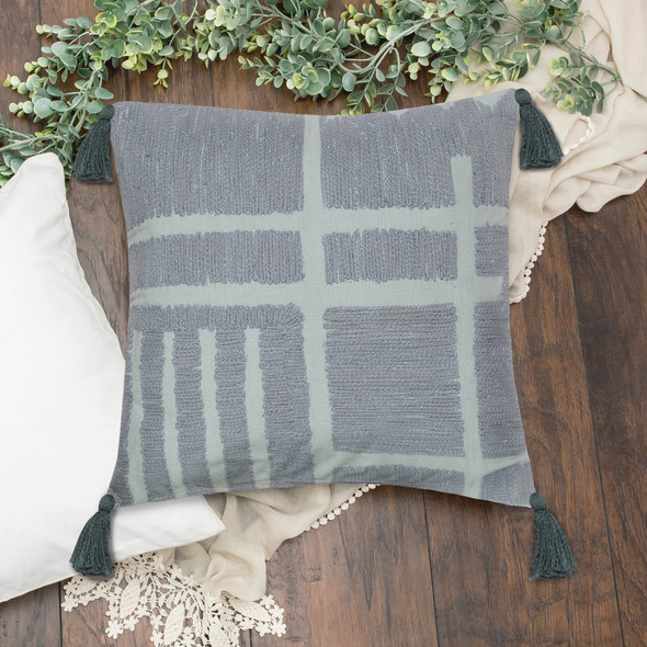 LR Home Honeydew 08100 Olive Green Pillow