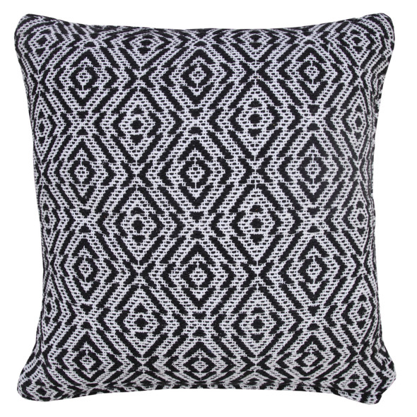 LR Home Insignia 07776 Black White Pillow