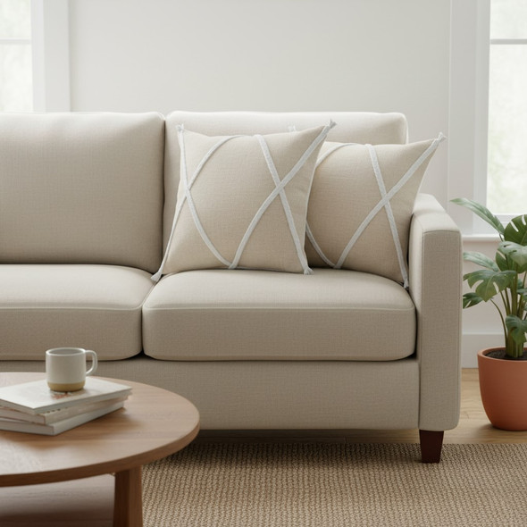 LR Home Seashore 07633 Birch Pillow
