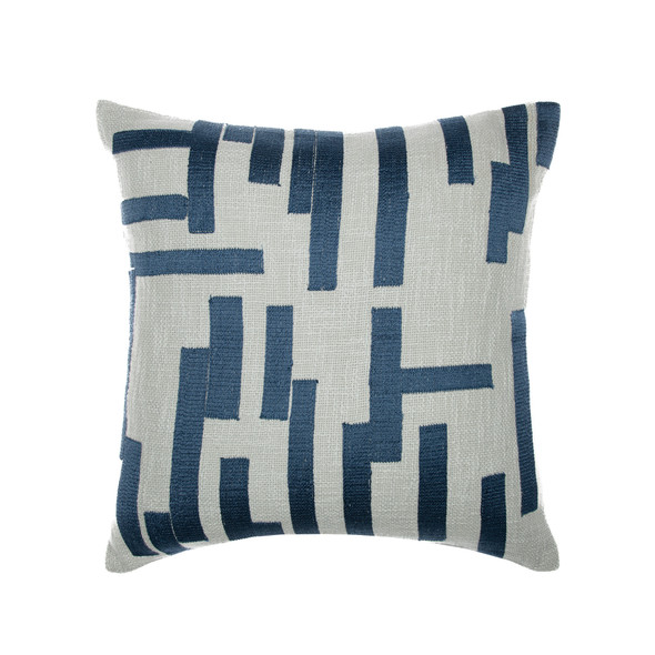 LR Home Stacy Garcia 08651 Blue Ivory Pillow