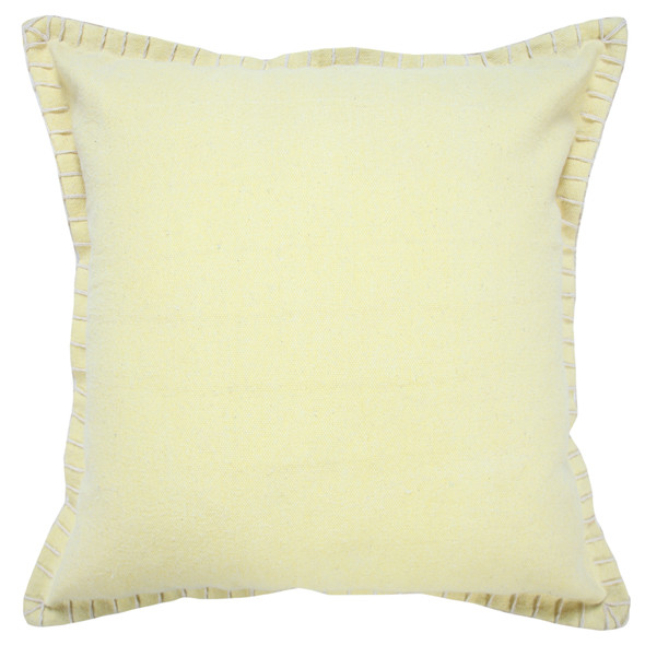 LR Home Vital 07871 Light Yellow Pillow