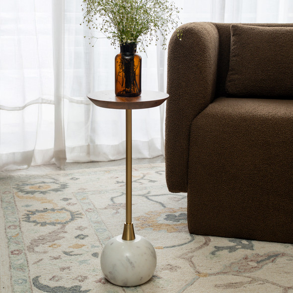 LR Home Martini 46081 Gold Drink Table