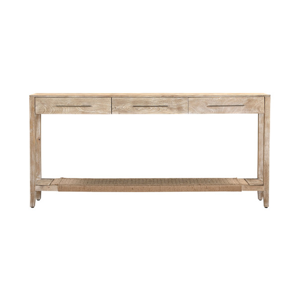 LR Home Beau 46295 White Washed Console