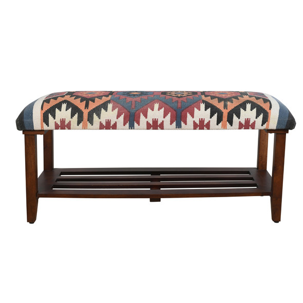 LR Home Reno 46324 Multicolored Accent Bench