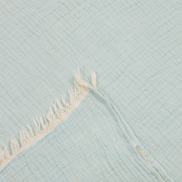 LR Home Sandy 80393 Aqua Blue Throw Blanket