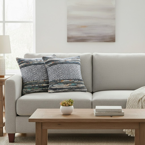 LR Home Clotilde 07354 Multi Pillow