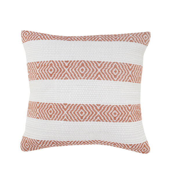 LR Home Multiplex 07650 Apricot White Pillow