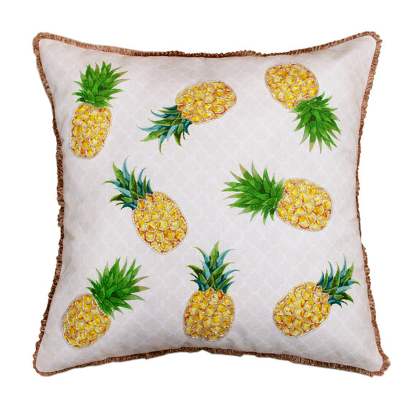 LR Home Panama 08049 Yellow Green Pillow