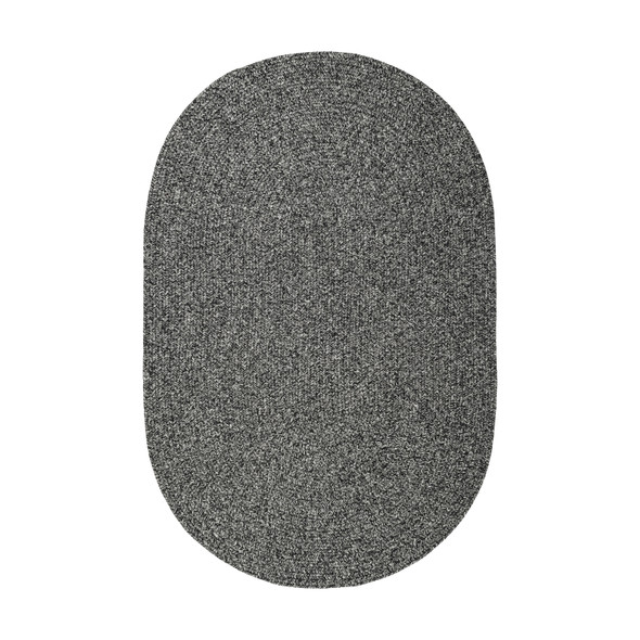 Rhody Elegance EG82 Frosty Black Area Rug