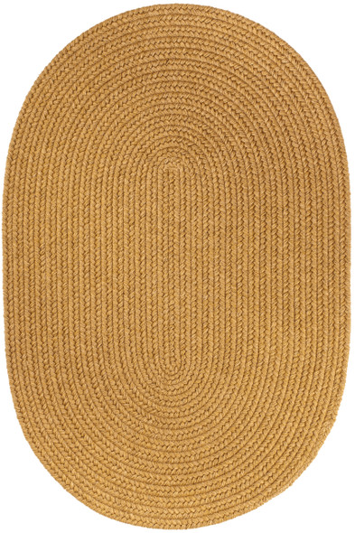 Rhody Solid Wool S109 Vintage Gold Area Rug