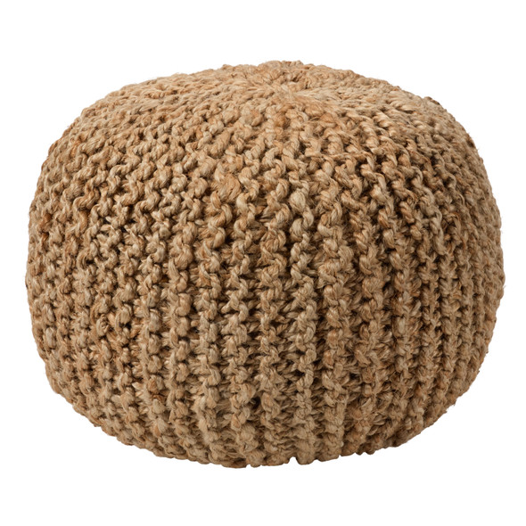 Jaipur Canova CNV01 Tan Beige Pouf