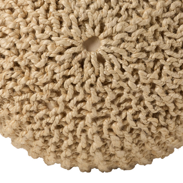 Jaipur Canova CNV02 Tan Beige Pouf