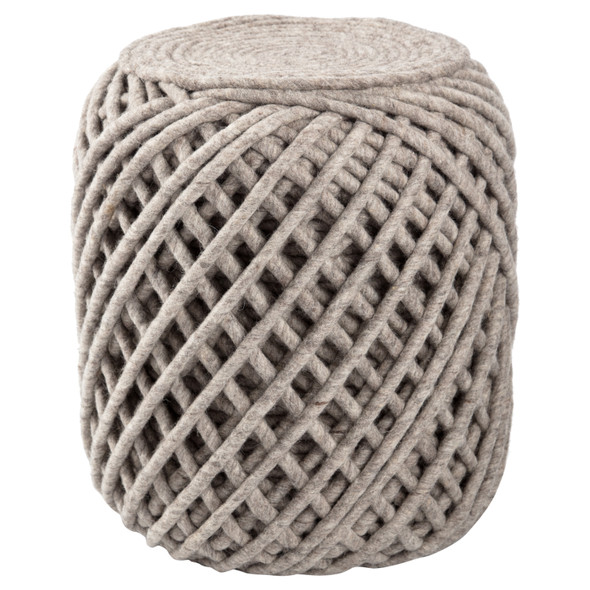 Jaipur Scandinavia Pouf SCP02 Gray Pouf