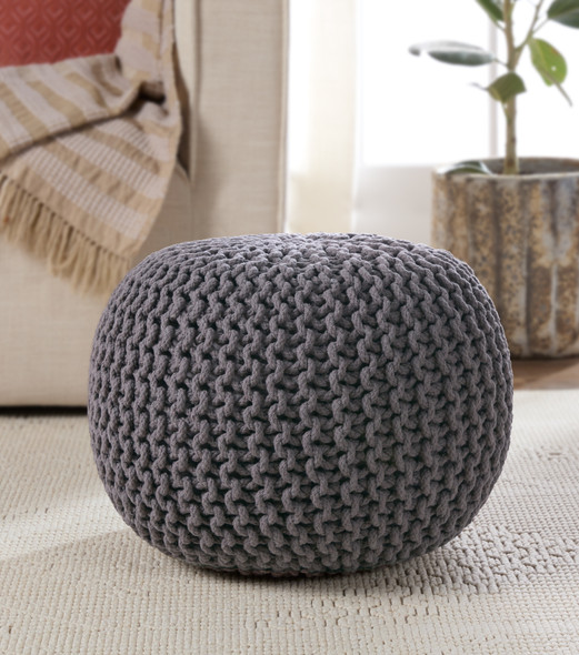 Jaipur Spectrum Pouf STP04 Gray Pouf