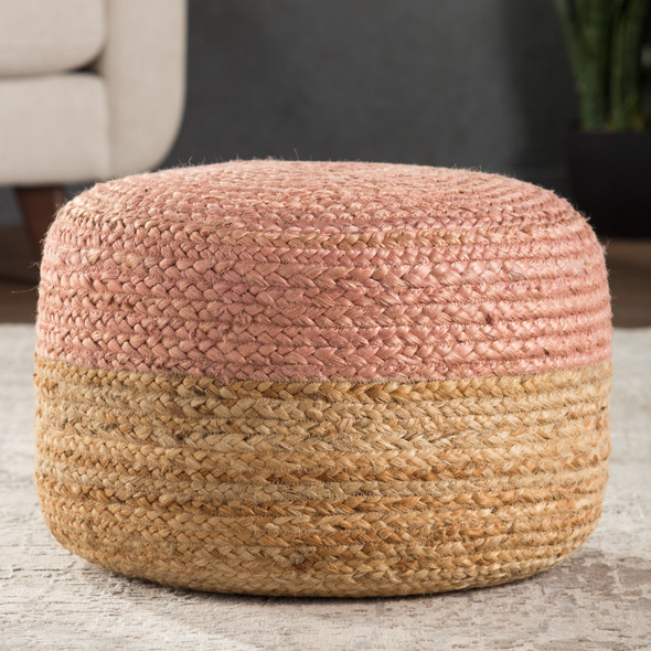 Jaipur Saba SAA12 Pink Pouf