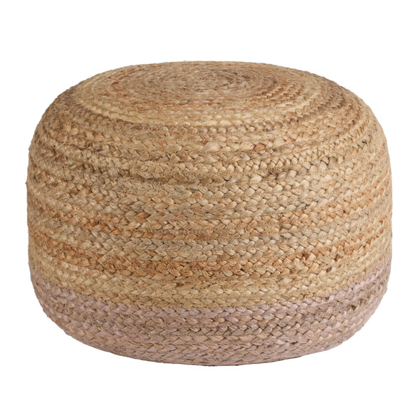 Jaipur Saba SAA16 Tan Beige Pouf