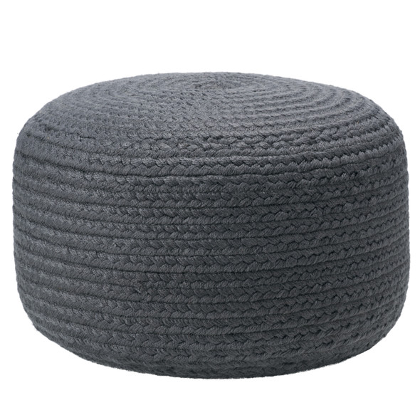 Jaipur Saba Solar SAS02 Gray Pouf