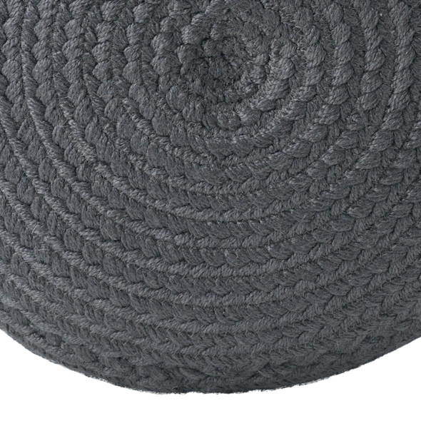 Jaipur Saba Solar SAS02 Gray Pouf