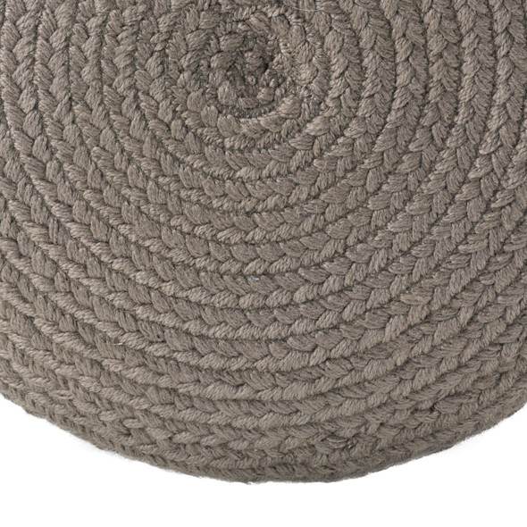 Jaipur Saba Solar SAS13 Gray Pouf