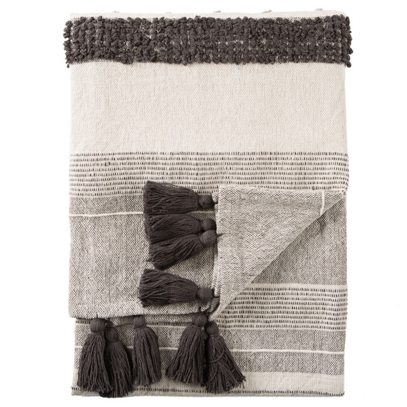 Jaipur Sojourn SOJ01 Gray Throw