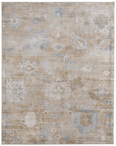 Feizy Augustine 39Txf Beige Blue Rug