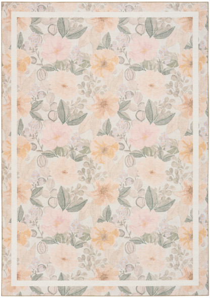 Nourison Botanical Washables BOT01 Beige Multicolor Rug