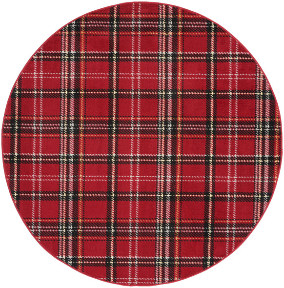 Nourison Grafix GRF03 Red Rug