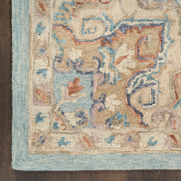 Nourison Maison MSO06 Light Blue Ivory Rug