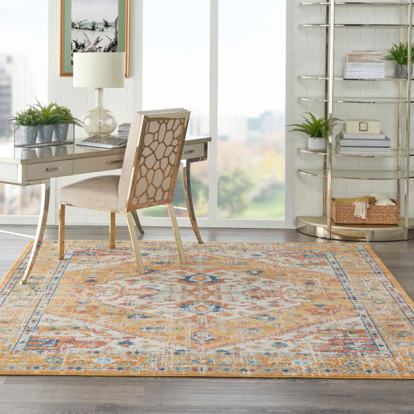 Nourison Passion PSN23 Ivory Yellow Rug