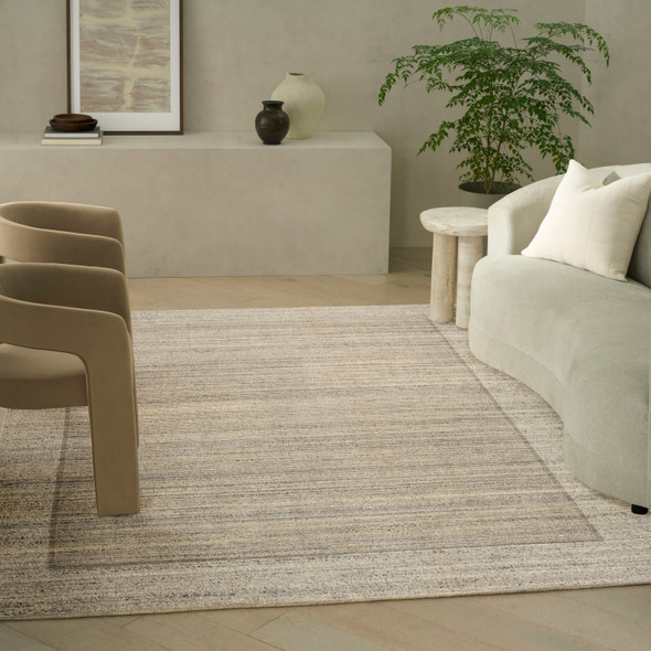 Calvin Klein CK082 Ridge RDG01 Grey Ivory Rug