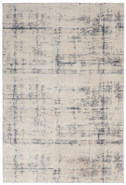 Nourison Rustic Textures RUS06 Ivory Blue Rug