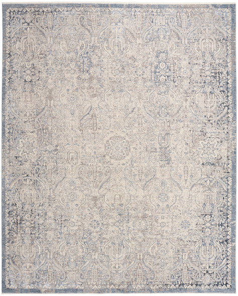Nourison Sultana SLL03 Grey Blue Rug