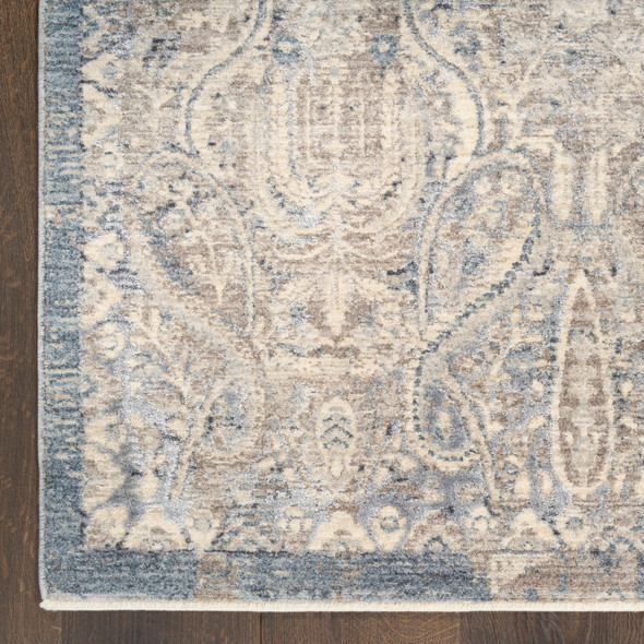 Nourison Sultana SLL03 Grey Blue Rug