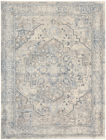 Nourison Sultana SLL06 Ivory Blue Rug