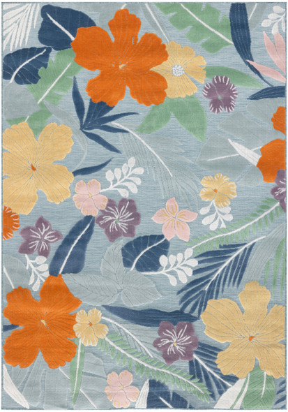 Nourison Suncoast SNC01 Blue Multicolor Rug