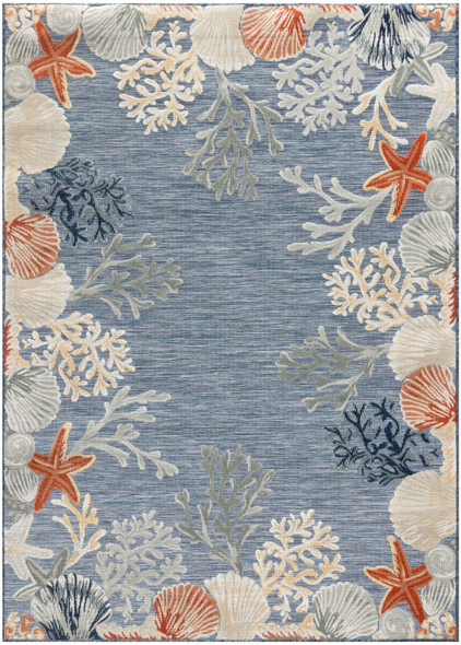 Nourison Suncoast SNC04 Denim Multicolor Rug