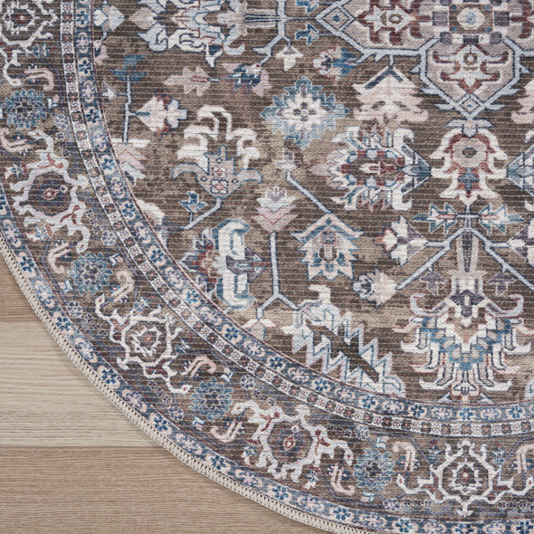 Nourison New Concept Washables SR104 Olive Ivory Rug