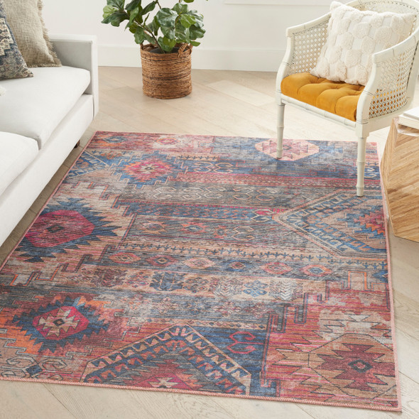 Nourison New Concept Washables SR106 Multicolor Rug