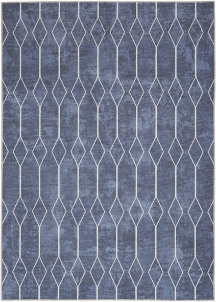 Nourison New Concept Washables SR107 Navy Rug