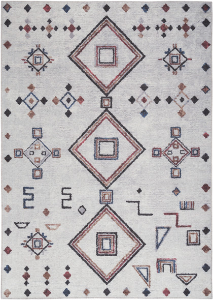 Nourison New Concept Washables SR108 Ivory Multicolor Rug
