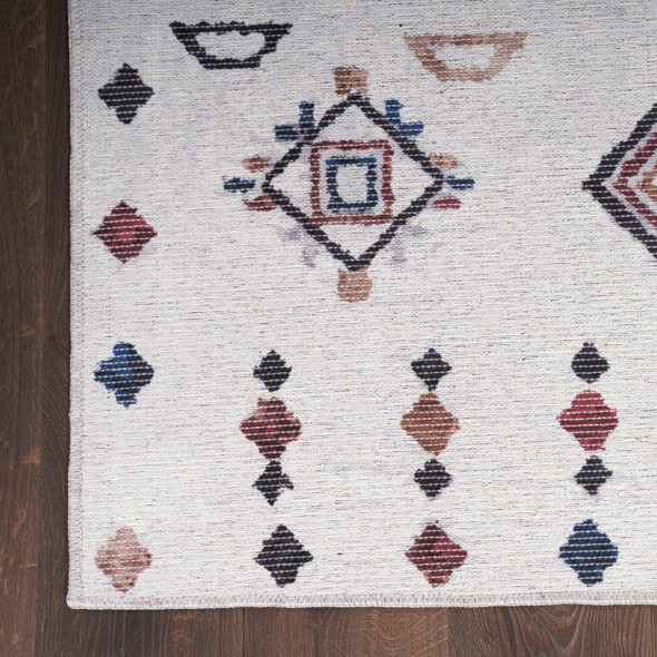 Nourison New Concept Washables SR108 Ivory Multicolor Rug